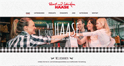 Desktop Screenshot of haase-wurst-und-schinken.de